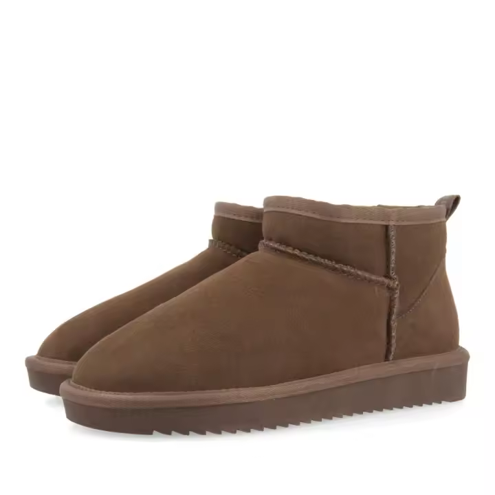 Gioseppo Botas Australianas de Caña Baja para Mujer - Color Taupe - 1