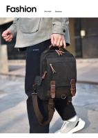 Nueva Mochila De Lona Pequeña Para Hombres Y Mujeres Bolsa Multifuncional De Hombro Para Viaje Con Capacidad Para Portátil Bolsa Escolar Rucksack Para Mujer - details 19