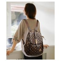 Mochila Para Mujer De Cuero Sintético De Alta Calidad Mochila De Libros Mochila Suave Para Estudiantes Viaje Floral Vintage - details 0