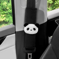Almohadilla De Protección Para Cinturón De Seguridad De Coche En Peluche En Forma De Oso Panda Accesorio Interior Para Coche Decorativo Y Protección Antistrangulamiento - details 4