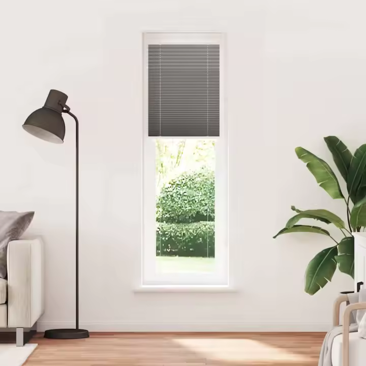 Estor Plisado Antracita 65x200 cm Tela Ancho 64,4 cm Poliéster - 1