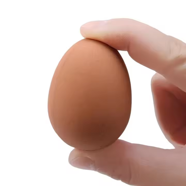Huevo Bote De Goma Realista Para Juguete De Práctica De Huevo De Pato Realista Para Juguete De Práctica De Nido De Gallo - 1