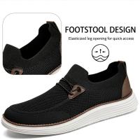 Zapatos De Caminar Para Hombre Ultra Cómodos Zapatillas Casuales Transpirables De Tela Malla Antideslizantes Talla Grande 39-48 - details 5