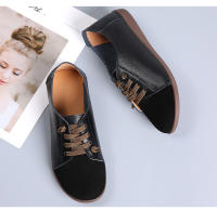 Zapatos De Mujer Nuevos 2024 Primavera Cuero Genuino Antideslizantes Planos Con Cordones Mocasines De Talla Grande Oxford Casual Para Mujer - details 17