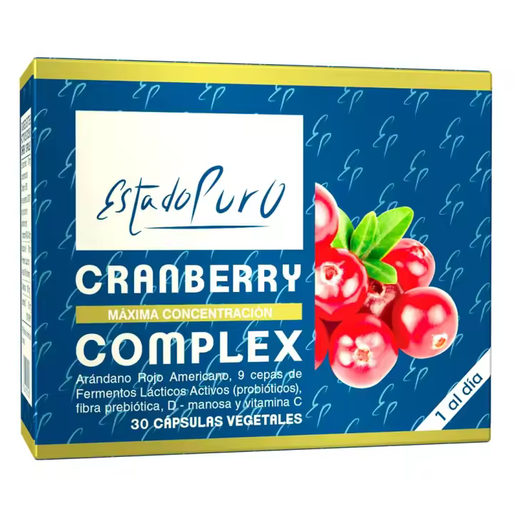 Cranberry Complex - Arándano Rojo y 9 cepas de probióticos, fibra prebiótica y Vitamina C - 30 Cápsulas Veganas TONGIL - 1