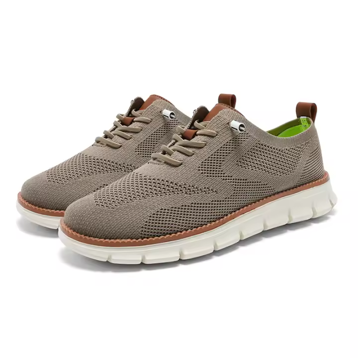 Zapatos Casuales Para Hombre Talla Grande 2024 Malla Tejida Ligera Y Cómoda Para Trabajo Y Conducir Zapatillas De Verano Transpirables Para Paseo Al Aire Libre - 1