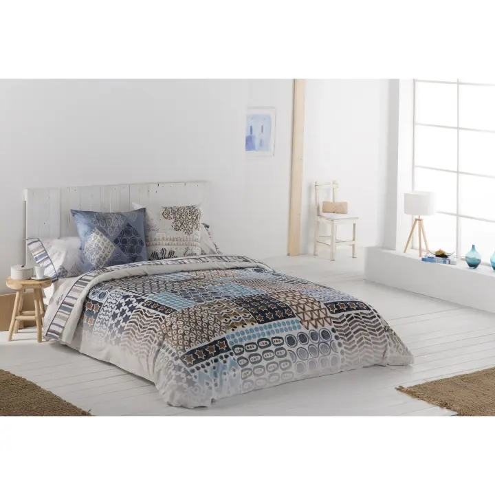 JVR - Funda nórdica juego de 2 piezas modelo EXOTIC - Tejido 100% Algodón - Estampado digital - Fabricado en España - Cama 90/105/135/150/160/180 - 1