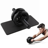 Rodillo De Abdominales AB Con Almohadilla Para Rodilla Y Bandas De Resistencia Equipo De Ejercicio Para Abdominales - details 0