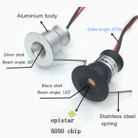 Spotlight LED Mini 1W IP65 Impermeable Para Exterior Y Interior Luz De Escalera Y Armario Ajustable En Color Blanco Negro Y Plateado Para Barco Iluminación De Pared - details 2