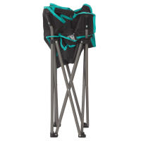 Aktive - Pack 2 sillas plegables de camping, negras, estructura de acero, ligeras y compactas, con posavasos y bolsa de transporte, perfectas para exteriores - details 6