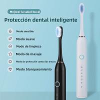 Cepillo De Dientes Eléctrico Universal Para Adultos Y Niños Con 6 Modos Sonic Impermeable Recargable Ajustable Cerdas Suaves - details 0