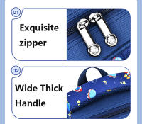 Mochila Infantil Astronauta 3D Cartoon Hombro Niño Escuela Impermeable Bolsa Escolar Estilo Moda Cinturón De Alivio De Presión - details 9