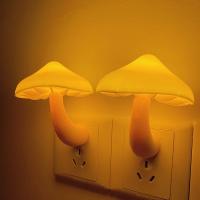 Lámpara De Noche LED Creativa Mini Molusco Forma De Setas Control Remoto Sensor Para Decoración De Habitación Y Hogar - details 2