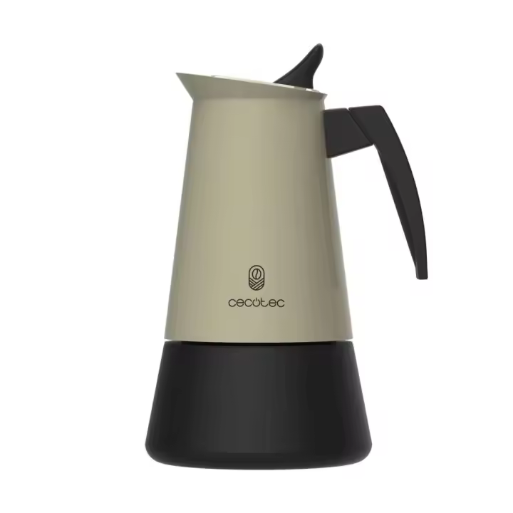 Piccolina 200 Green Cafetera italiana fabricada en acero inoxidable de alta calidad ideal para 2 tazas de café. - 1
