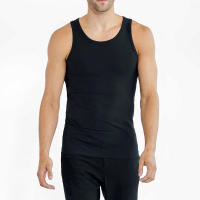Fussy pack de 3 Camiseta de Tirantes para Hombre  Algodón 100%  Color blanco y negro - details 0