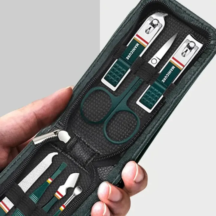 Set De Manicura 7PCS Afeitadora De Uñas Herramientas Para El Hogar Eliminación De Callos Tijeras De Uñas Profundidades De Uñas Piedra De Pulir De Uñas - 1