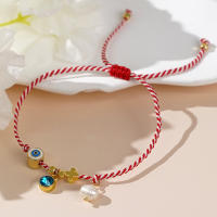 Pulsera Go2boho De Perlas De Agua Dulce Con Ojos Maléficos Cuadrados Y Cilindros Para Mujer Y Hombre Pulsera Clásica De Cadena Unisex - details 3