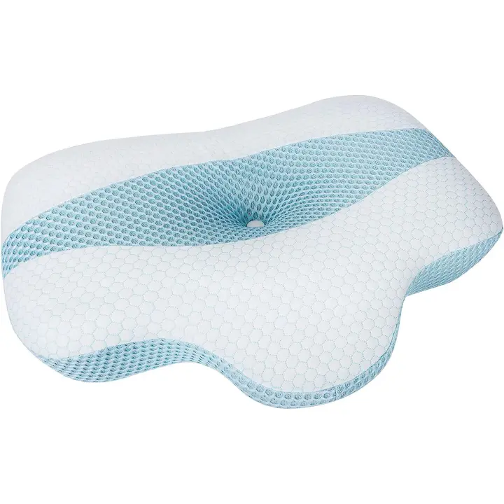 Kinoto Almohada Cervical Viscoelástica Ortopédica para Dolor de Espalda y Cervicales de Apoyo - 1