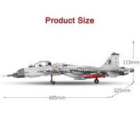 Modelo De Avión De Combate J-15 Portaviones Chino 1186 Piezas Para Niños Juguetes Educativos De Construcción Para Niños Mayores De 6 Años - details 1