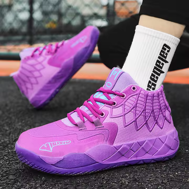 Zapatos De Baloncesto Para Hombre Deportivos Al Aire Libre Tenis De Moda Resistente Al Desgaste Suela De Goma Zapatos De Baloncesto - 1