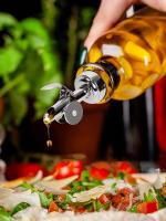 Tapa De Botella De Aceite De Oliva Y Vinagre Automática De Acero Inoxidable 304 Con Boquilla Para Vino Pesada Apertura Por Gravedad Barra Herramientas - details 7