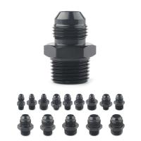 Adaptador De Tubo De Combustible Recto De Aluminio AN3 AN4 AN6 AN8 AN10 AN12 a 1/8NPT 1/4NPT 3/8NPT 1/2NPT 3/4NPT Para Motor - details 0
