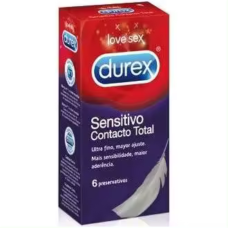 Durex® Sensitivo Contacto Total Preservativos 6Uds - 1