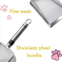 Escobilla Para Gatos De Aleación De Aluminio Y Acero Inoxidable Con Mango Duradero Herramienta De Limpieza Para Mascotas Resistentes Al Desgaste Para Poop De Perro - details 8