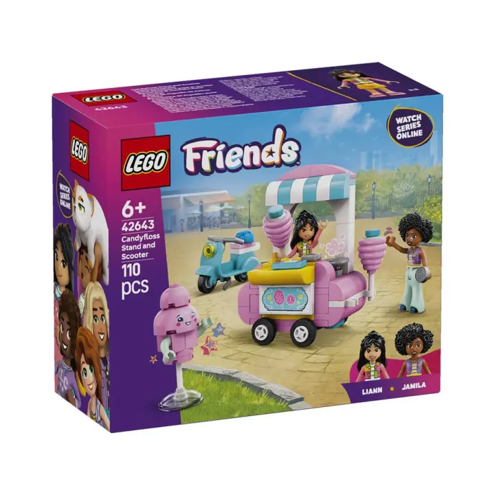 Lego Friends Puesto de Algodón de Azúcar y Moto Lego friends LEGO - 1
