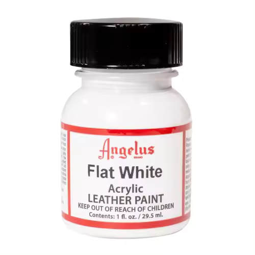 Angelus PINTURA CUERO Y POLIPIEL ANGELUS FLAT WHITE 29,5 ML - 1
