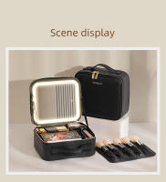 Bolso De Maquillaje Para Viaje Con Espejo LED Y 3 Escenarios De Color Ajustable Brillo Divisores DIY Estuche De Maquillaje Con Luces - details 5