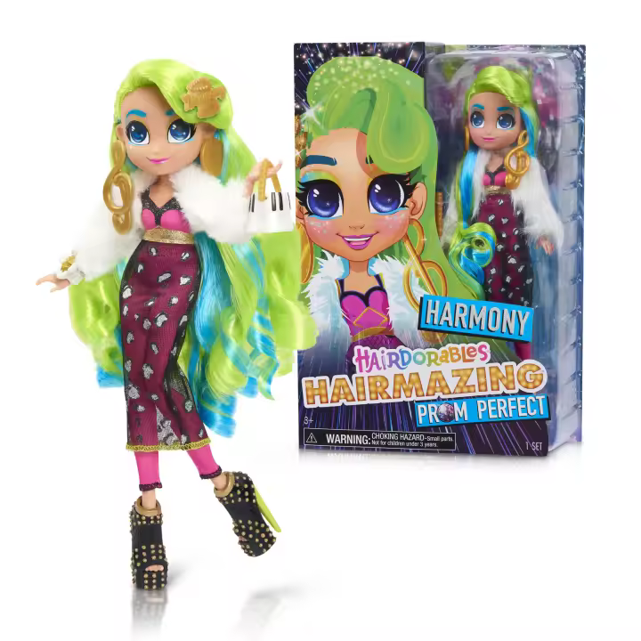 Muñeca HAIRDORABLES HAIRMAZING - HARMONY - Muñeca de 25 cm - Coleccionable -  FAMOSA - Mayores de 3 años - 1