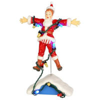 Adorno De Navidad Venta De Pueblos Iluminados Estilo Casa Griswold Para Decoraciones De Vacaciones Y Navidad Figura De Resina - details 16