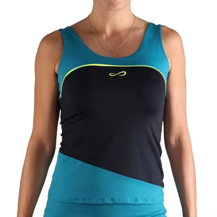 Endless Camiseta Sin Mangas Curve Azul - 1
