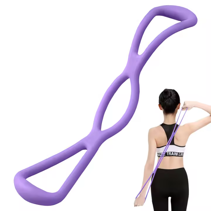 Banda De Resistencia De Látex Pesada Para Ejercicio Elasticidad Aumenta La Fuerza De Los Brazos Y La Salud Del Corazón Equipo De Gimnasia De Pilates Para Entrenamiento De Musculación Y Ejercicios De Yoga - 1