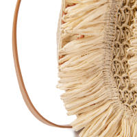 Bolso de rafia con flecos y bandolera regulable | Diseño artesanal exclusivo para verano 2025 | Ligero y natural | Edición limitada | CAMAR - details 2