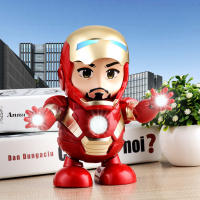 Figura De Acción De Superhéroes LED Danceable Y Cantable Iron Man Hulk Robot Spiderman Batman Toy Para Niños Regalo De Cumpleaños - details 8