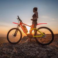 Juego de guardabarros y bicicletas-Espesante universal y ampliar los guardabarros Bicicletas de montaña, guardabarros delantero y trasero, guardabarros y A; Bicicletas ajustables para bicicleta de carretera de montaña, Rojo - details 1