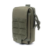 Bolsa De Teléfono Móvil Impermeable Para Correr Con Cinturón Especial Para Hombres Bolsa De Supervivencia EDC Con Molle Y Monedero Para Mochila - details 6