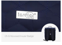 Bolso De Diaper Multifuncional Para Bebé Insular Elegante Bolsa De Camarón Para Mamá Viaje Cambio Con Carrito De Manos Para Mujer Tamaño Medio - details 46