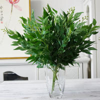 Arbusto Artificial De Hojas Verdes Para Decoración De Hogar Y Fiestas Vino Falso De Juncos Para Boda Navidad Adorno De Casa - details 2
