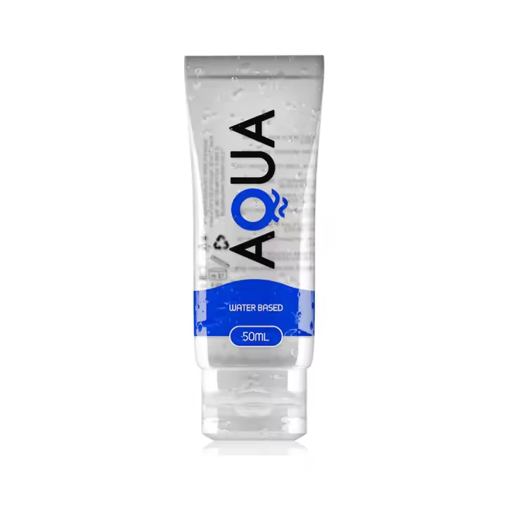Aqua Quality - Lubricante Base de Agua 50 Ml Transparente y Natural para Juguetes Sexuales - 1