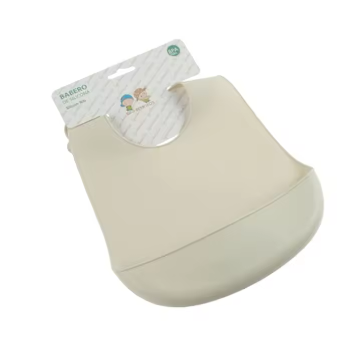Babero de silicona para bebé Gamberritos - 1