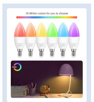 Bombilla LED Inteligente Ewelink E14 Wifi Zigbee RGBCW Vela Control Remoto Alexa Google Home Yandex Alice Smartthings Para Dormitorio - details 2