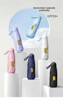 Paraguas Plegable Portátil De Alta Gama Resistente Al Agua Y Protección Solar Doble Función Compacto Mini Para Exteriores - details 0