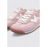 victoria SATURNO SERRAJE & REJILLA Deportivas Planas Mujer Rosa - details 1