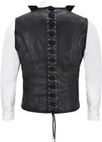 Chaleco De Cuero Vintage Para Hombre Estilo Punk Sin Mangas Top Medieval Knight Chaleco De Ciclismo Chaleco De Hip Hop - details 3