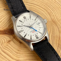 Reloj Automático Tandorio NH34 Para Hombres 39mm GMT Pilot Diversión AR Cristal De Zafiro Fecha Resistente Al Agua 20BAR Moda Relojes De Pulsera De Acero Inoxidable - details 47
