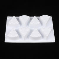 Molde De Silicona En Forma De Queso Con 8 Cavity Para Pastelería Herramienta De Cocina Antideslizante Para Hornear Y Postres - details 8