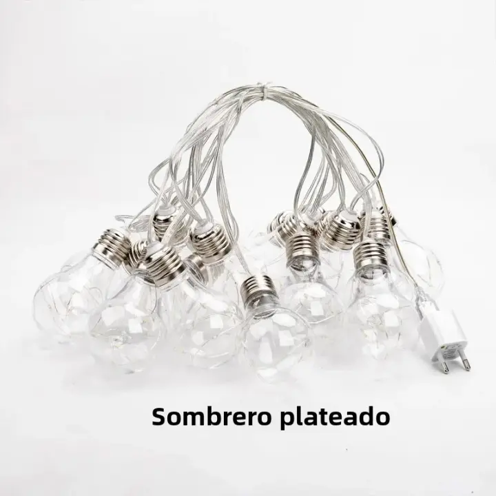 Cadena De Luces LED De 7M Con Pilas Y Suministro USB Para Decoración De Jardín Patio Fiesta Bodas Camping Luces De Navidad - 1